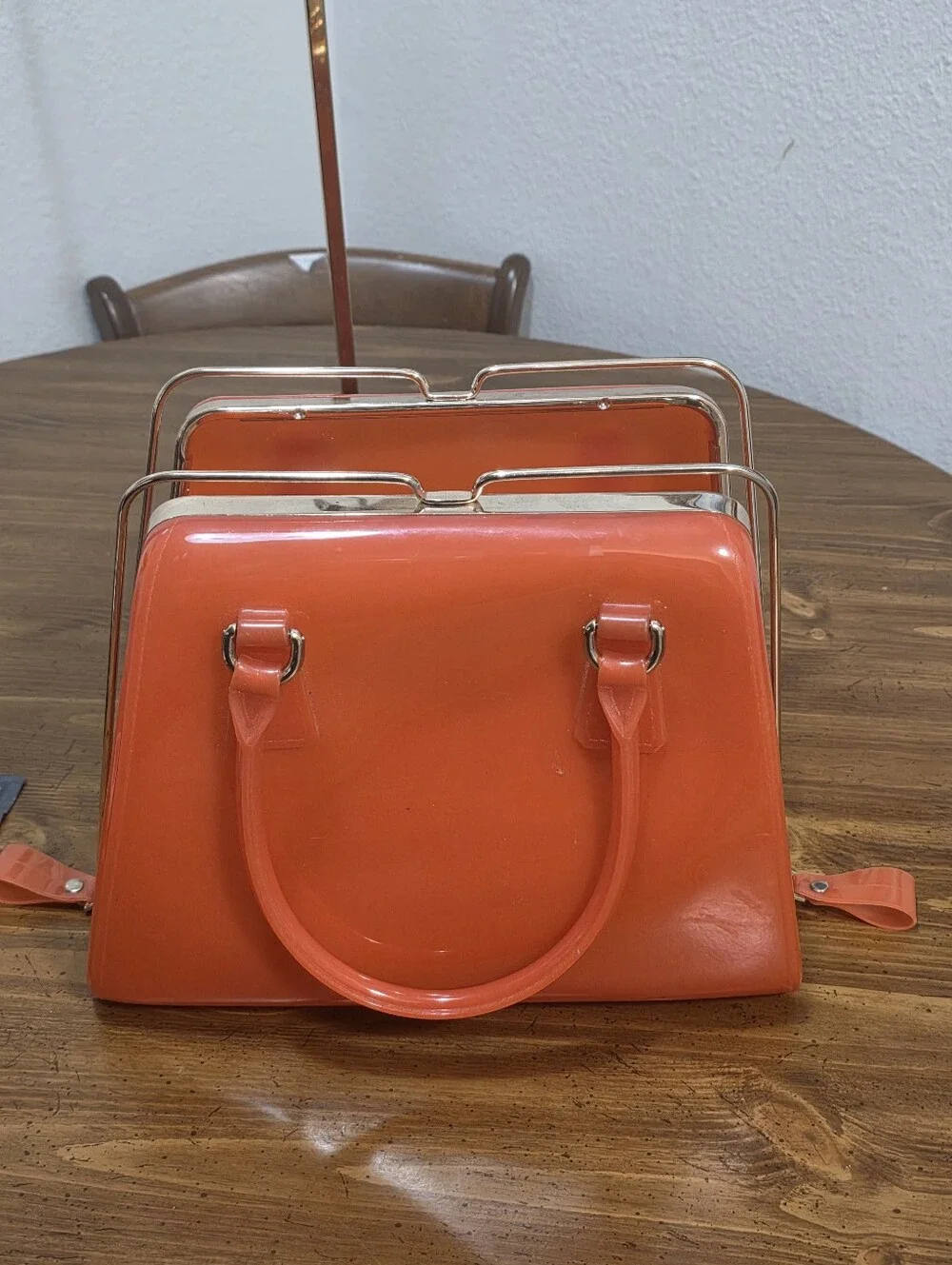 Furla shiny satchel